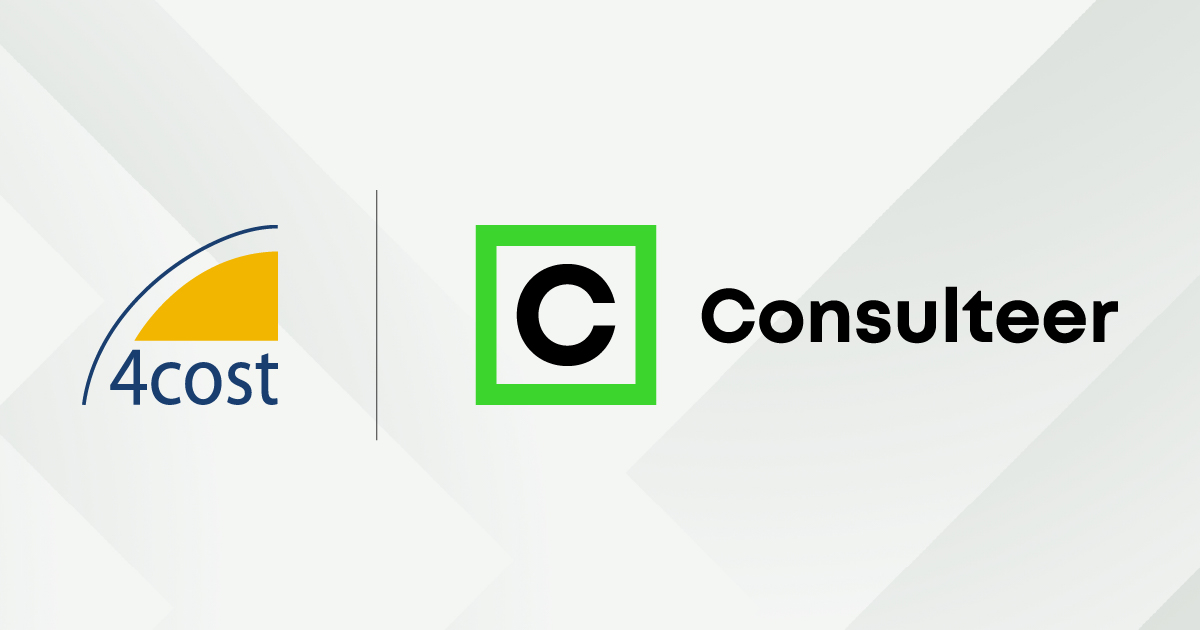 4cost and Consulteer announce sales partnership
